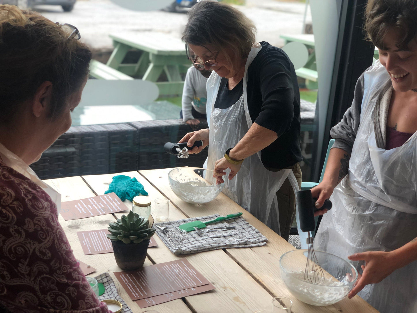 demonstration body butter class